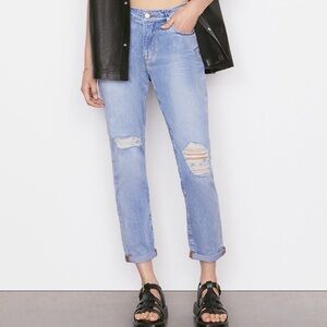 Frame Le Garçon Ripped jeans Aura wash 33